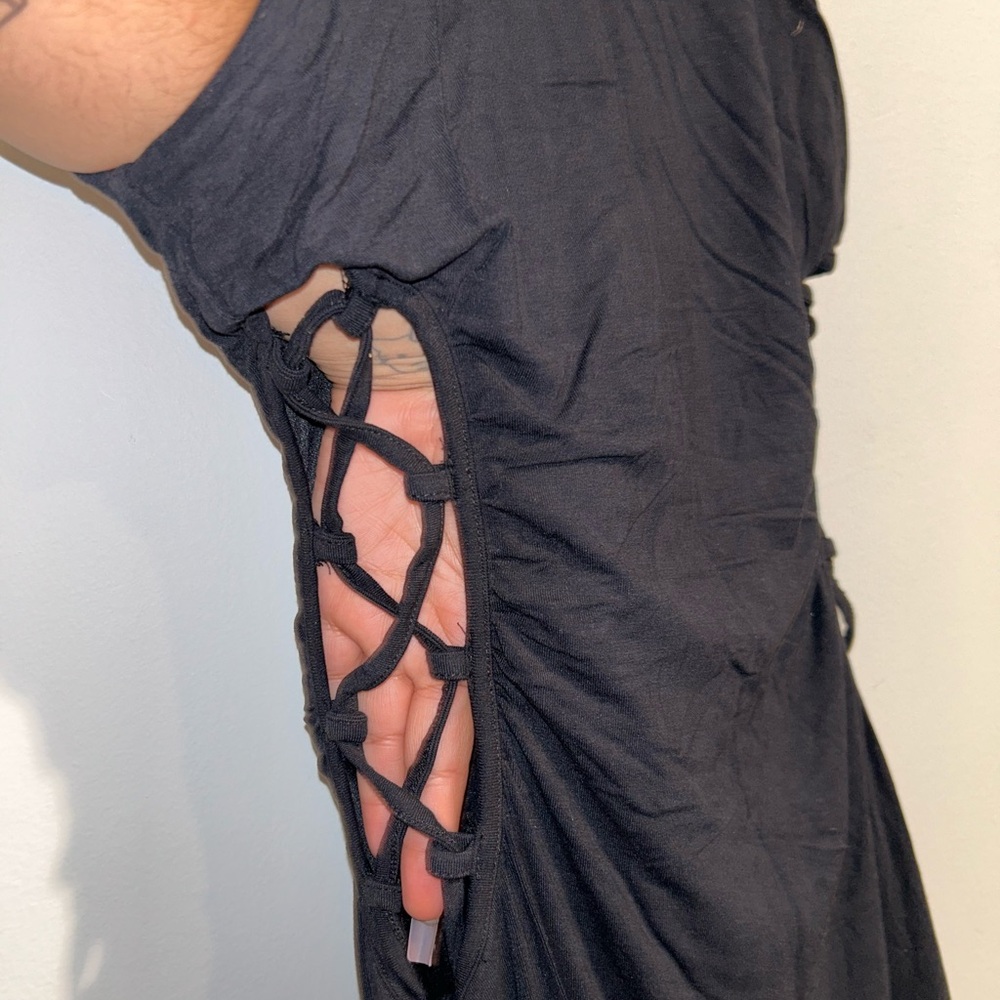 Forever 21 long black dress